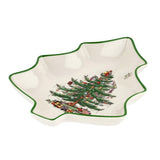 Spode Christmas tree shaped stoneware dish 10 inch, imported from the UK