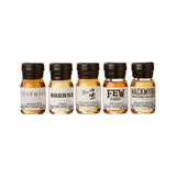 World whisky tasting set with five 3cl samples (British brand)