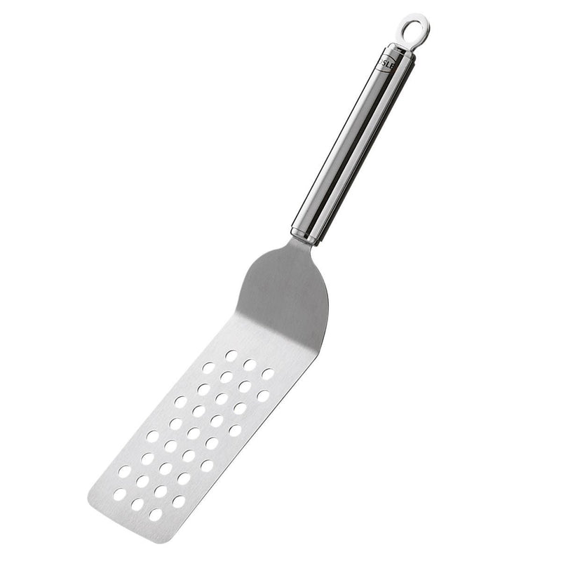 Rösle perforated angled spatula, imported from the UK