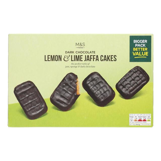 M&S Dark Chocolate Lemon & Lime Jaffa Cakes Twin Pack   2 x 125g GOODS M&S   