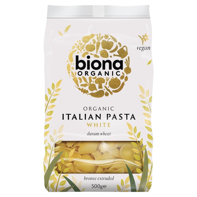 Biona Organic White Conchiglie Pasta   500g GOODS M&S   