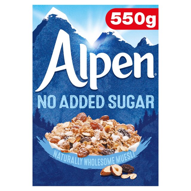 Alpen Muesli No Added Sugar   550g