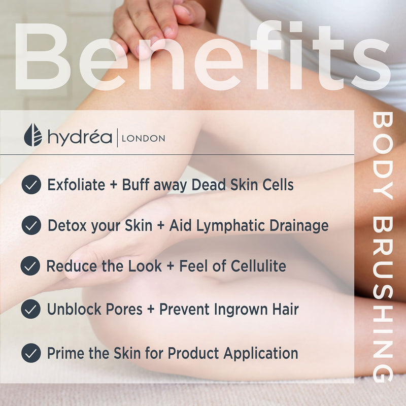 Hydréa London professional natural bristle sauna brush (British brand)