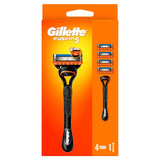 Gillette Fusion 5 Manual Razor Starter Pack with 4 Blades GOODS M&S   