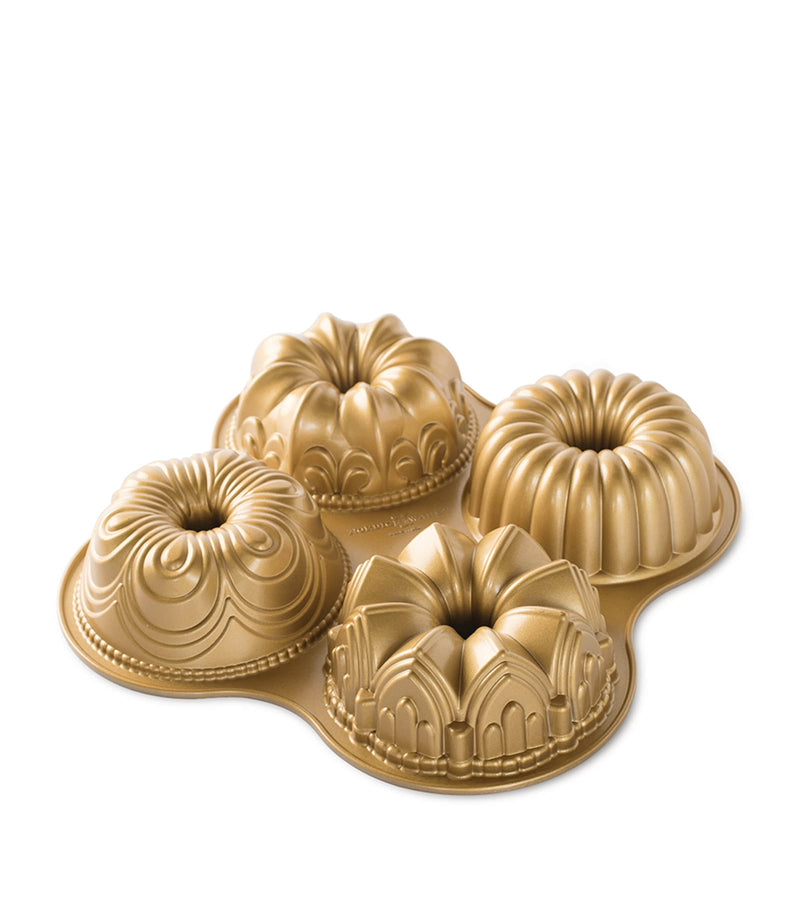 Nordic Ware Bundt Quartet Pan Special Edition 14cm, imported from the UK