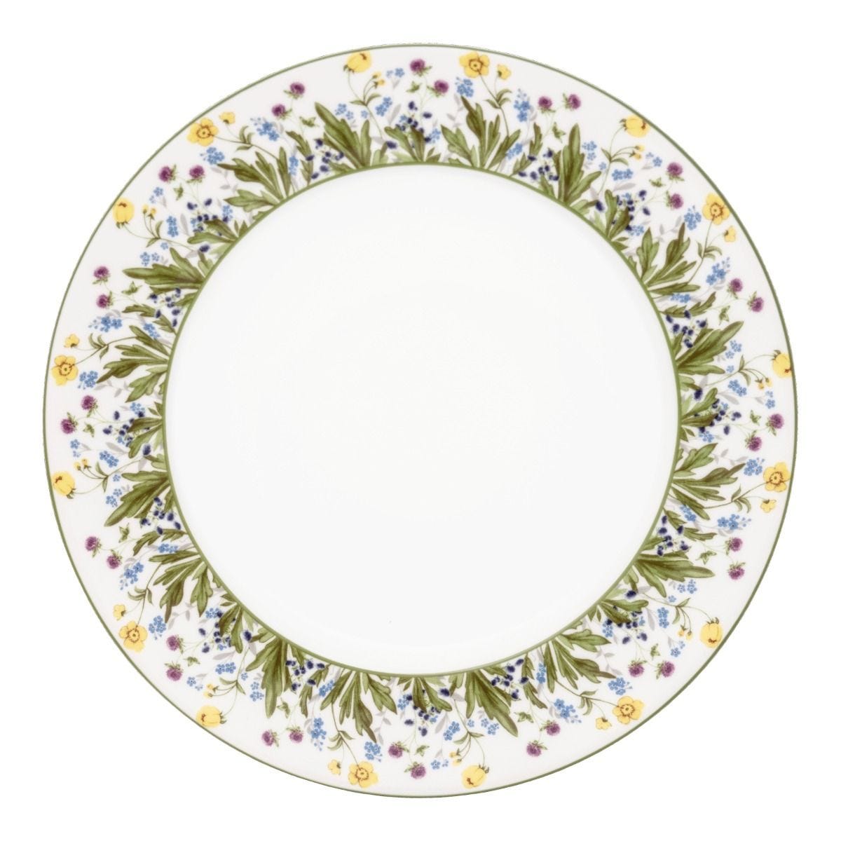 Halcyon Days Highgrove Wildflower 10 inch dinner plate, imported from the UK