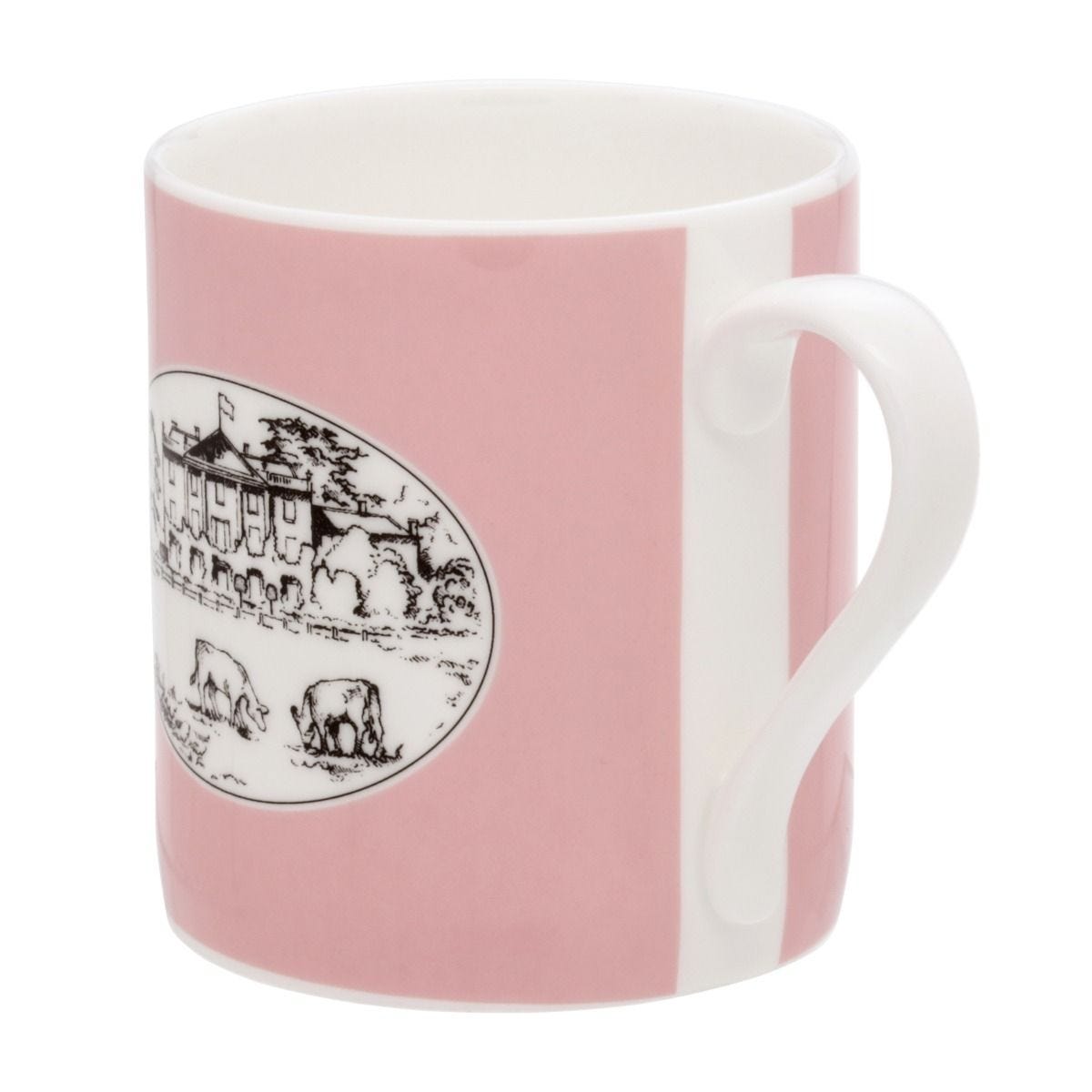 Halcyon Days fine bone china Highgrove Wildflower Mug pink (British brand)