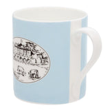 Halcyon Days fine bone china Highgrove wildflower blue mug, UK version
