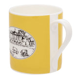 Halcyon Days Highgrove Wildflower yellow bone china mug - British product