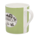 Halcyon Days green Highgrove wildflower bone china mug - British product
