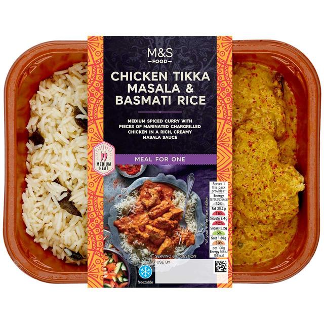 M&S Chicken Tikka Masala with Basmati Rice   400g GOODS M&S   