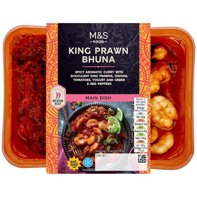 M&S King Prawn Bhuna   400g