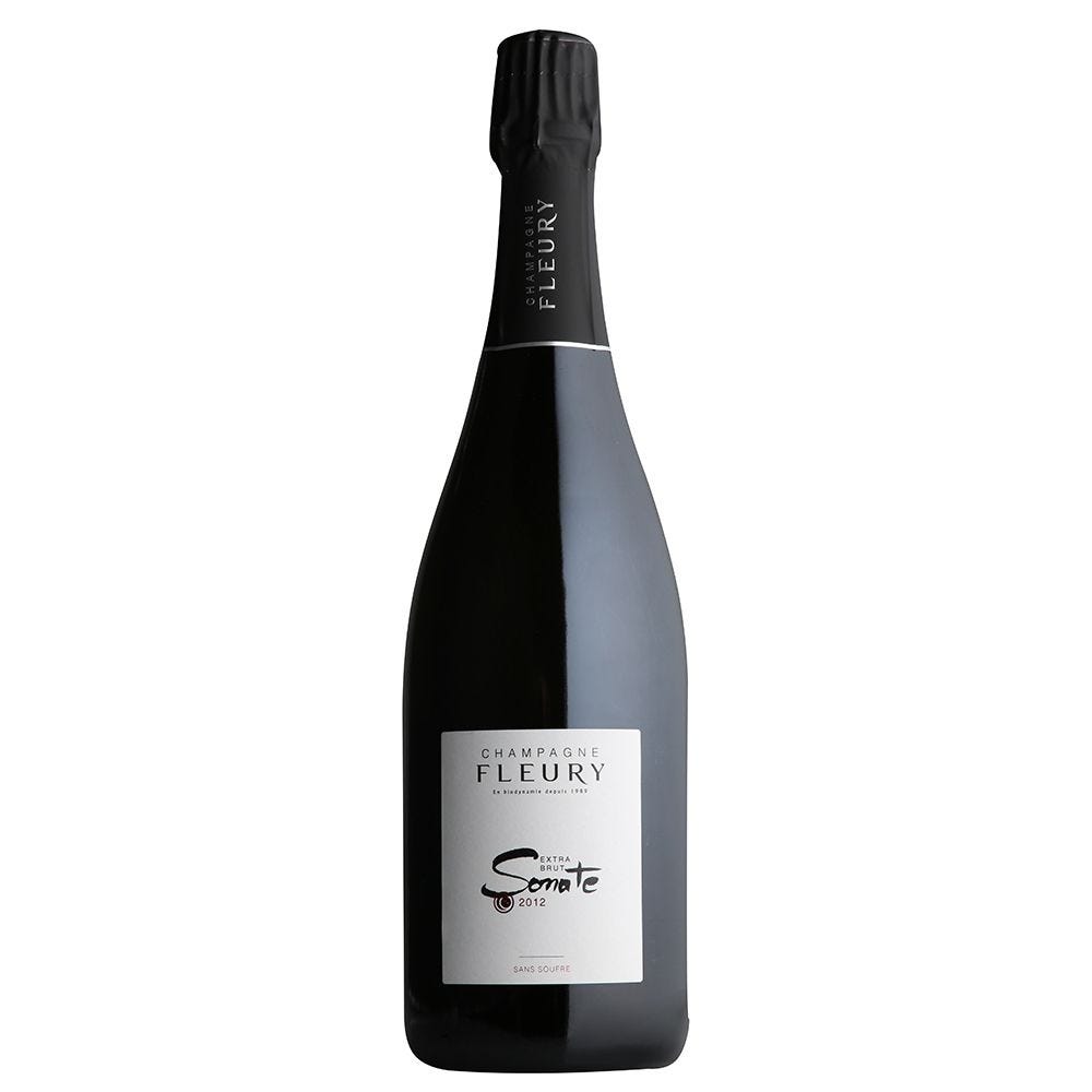 Fleury champagne Sonate 2012 Extra Brut, imported from the UK