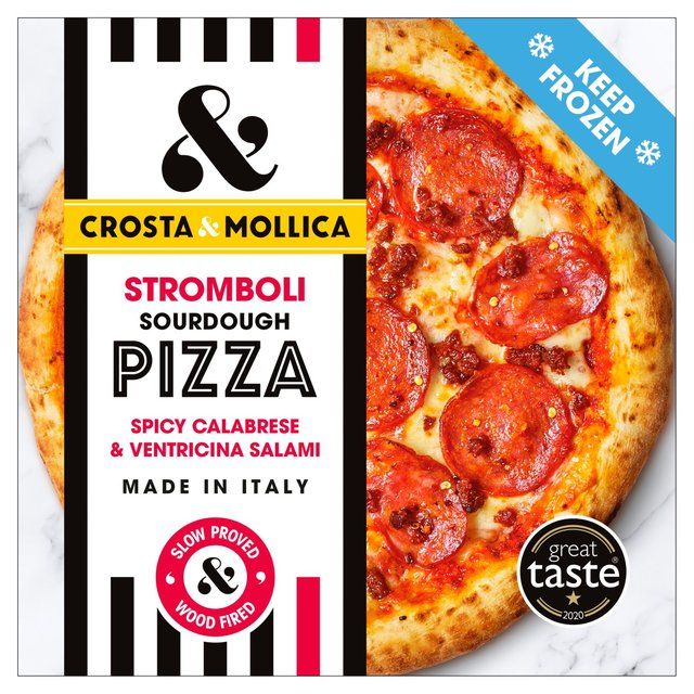 Crosta & Mollica Stromboli Sourdough Pizza with Pepperoni & Spicy Salami   447g