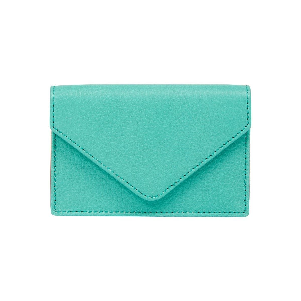 Fortnum's Flap credit card holder Eau de Nil, UK version