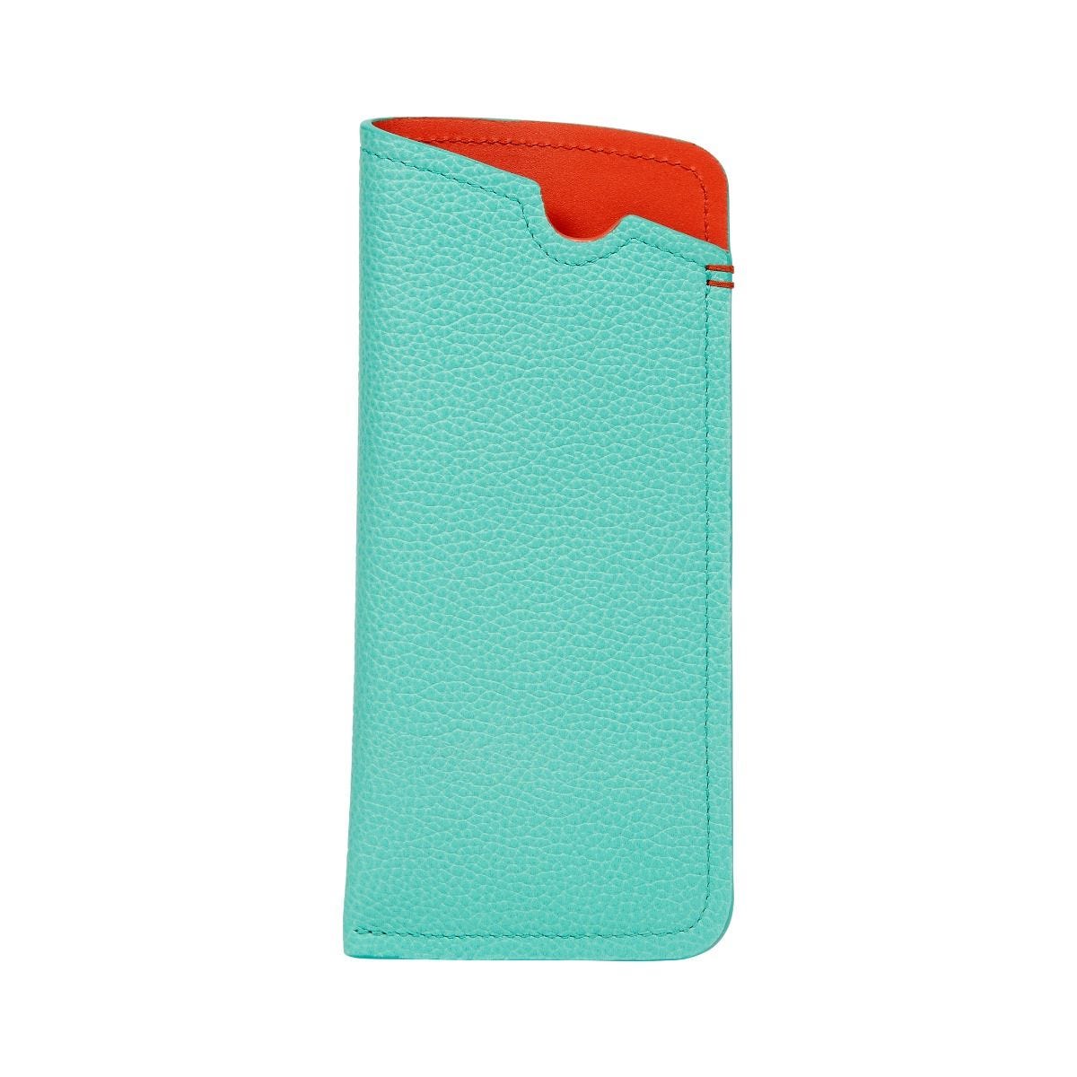 Fortnum's Eau de Nil leather glasses case, imported from the UK