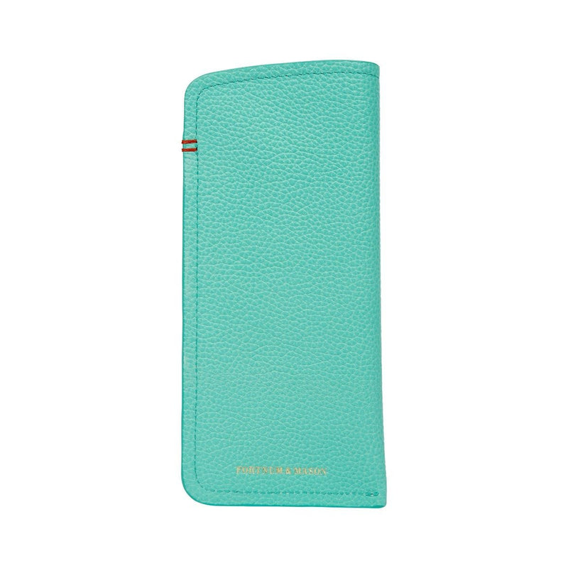Fortnum's Eau de Nil leather glasses case, imported from the UK