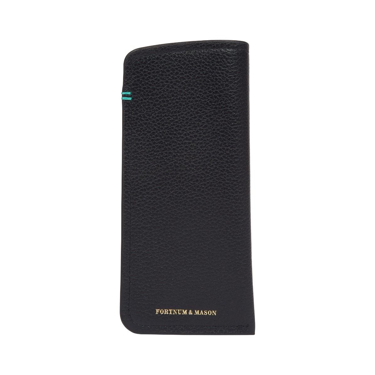 Fortnum and Mason navy leather glasses case (British brand)
