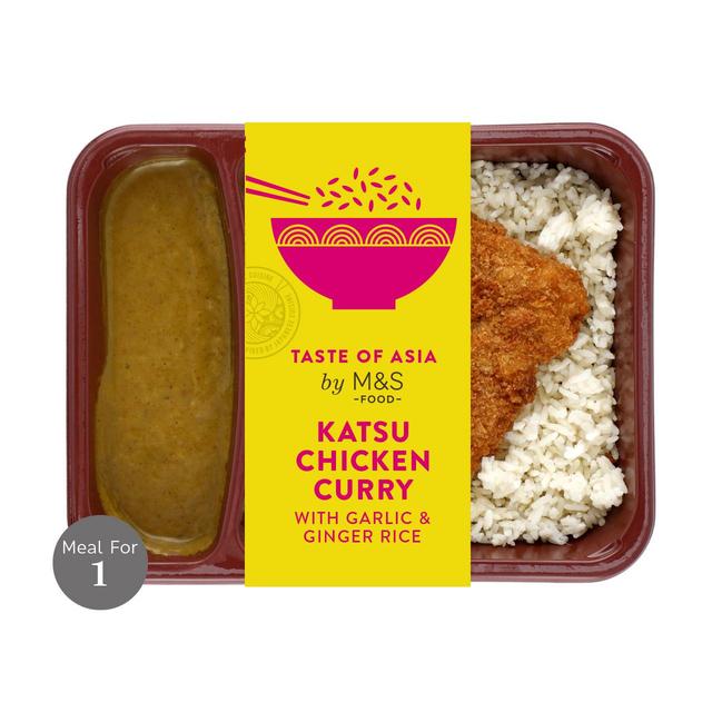 M&S Crispy Katsu Chicken Curry with Rice - Taste of Asia   380g