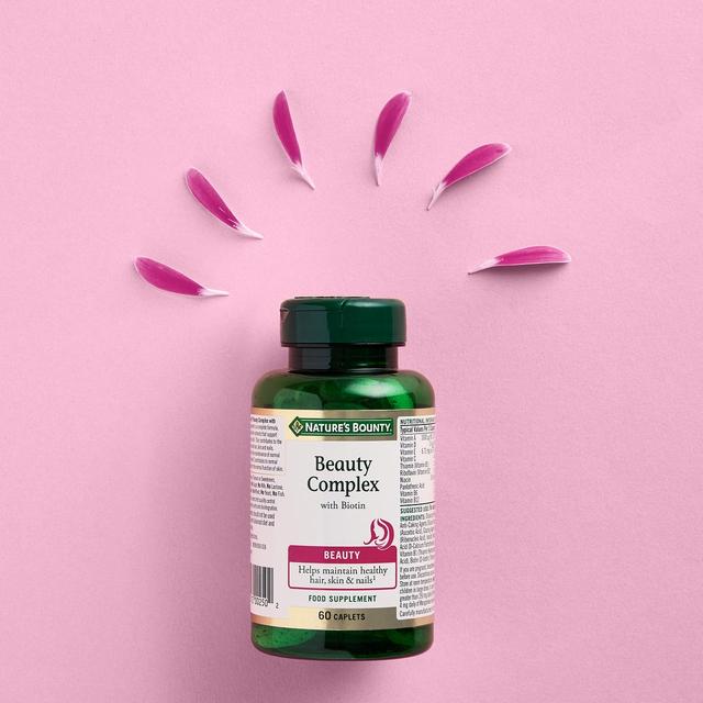 Nature's Bounty Beauty Complex with Biotin Supplement Caplets    60 per pack