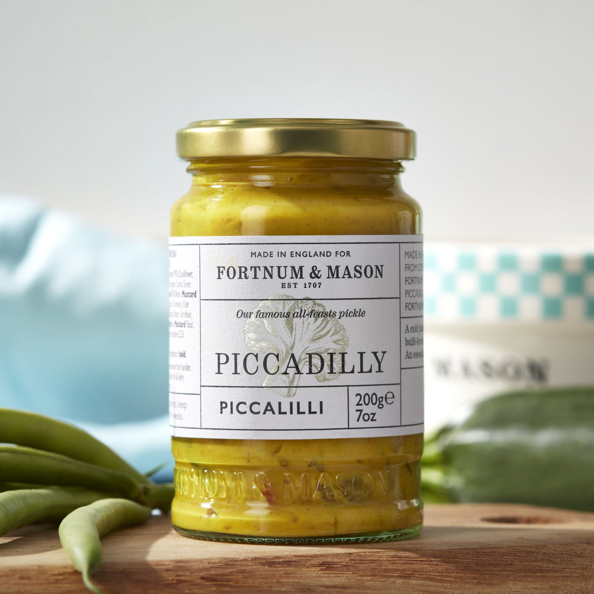 Piccadilly piccalilli 200g jar, UK version