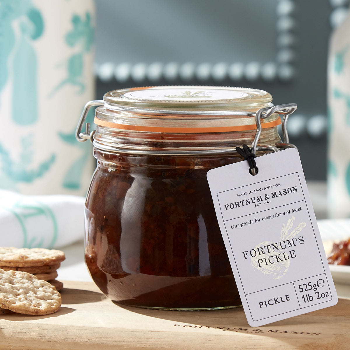 Fortnum's Pickle Pantry jar 525g, imported from the UK