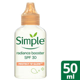 Simple Protect 'N' Glow Face Radiance Booster SPF 30    50ml GOODS M&S   