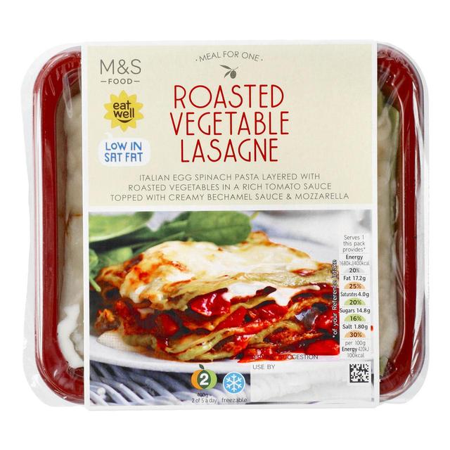 M&S Roasted Vegetable Lasagne   400g