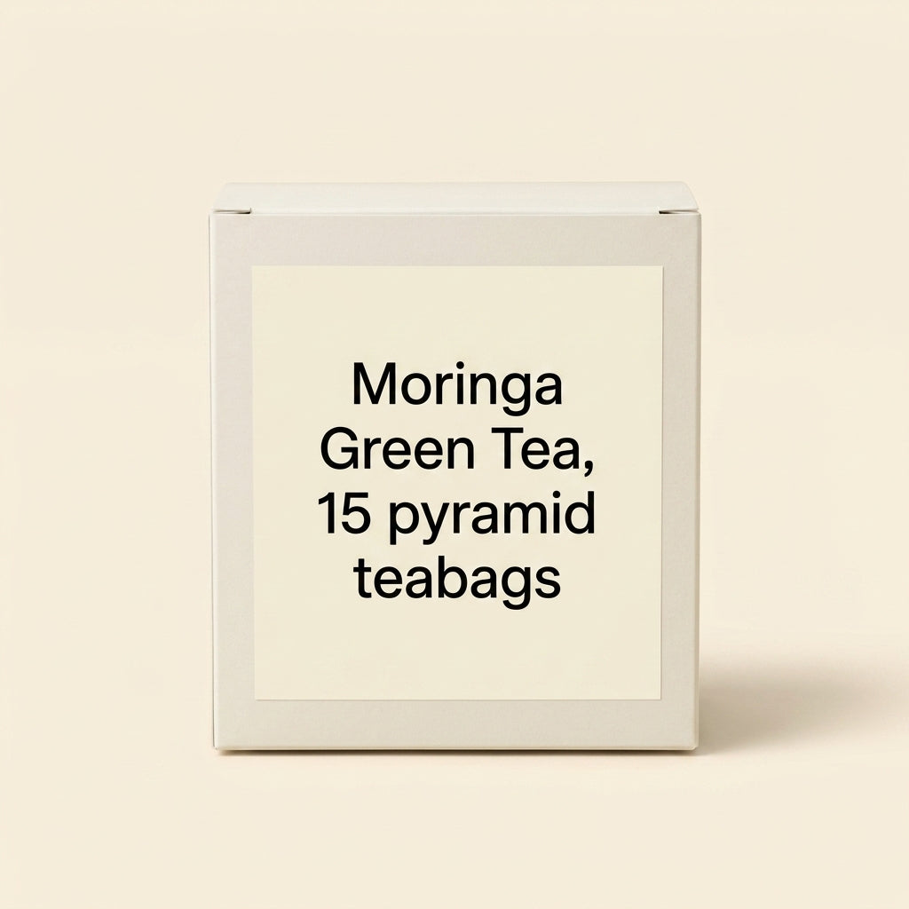 Holland & Barrett Moringa Green Tea, UK version