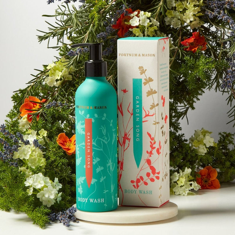 Fortnum's Garden Song body wash 250ml, imported from the UK