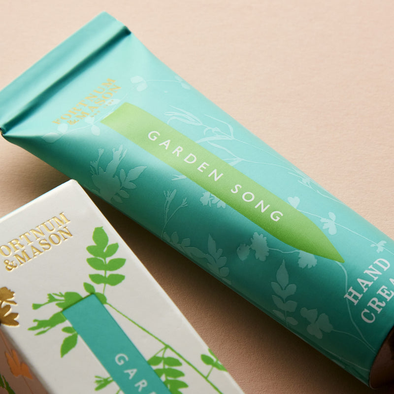 Fortnum's Garden Song hand cream tube - British product