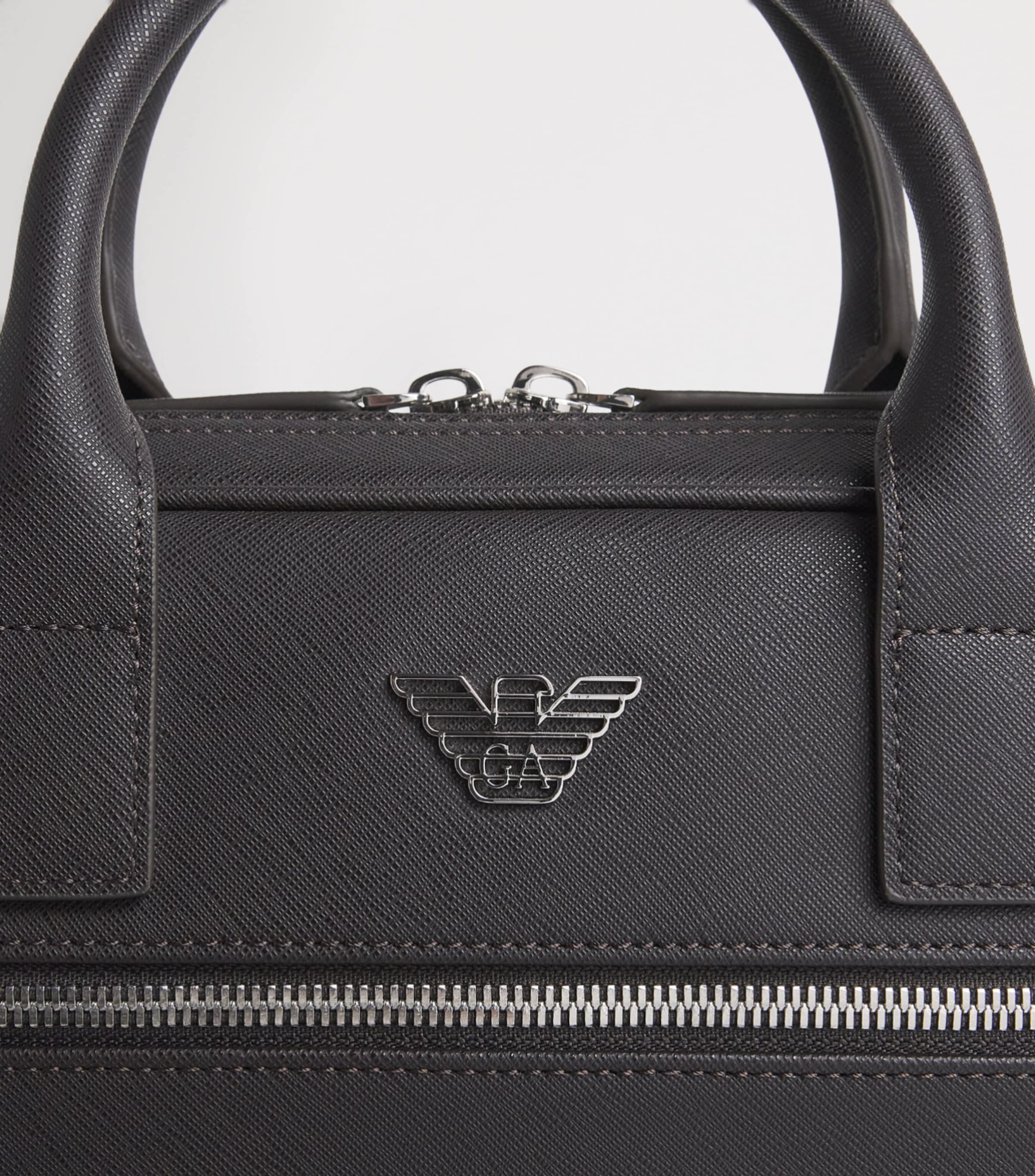 Emporio Armani Saffiano Leather Briefcase, UK version