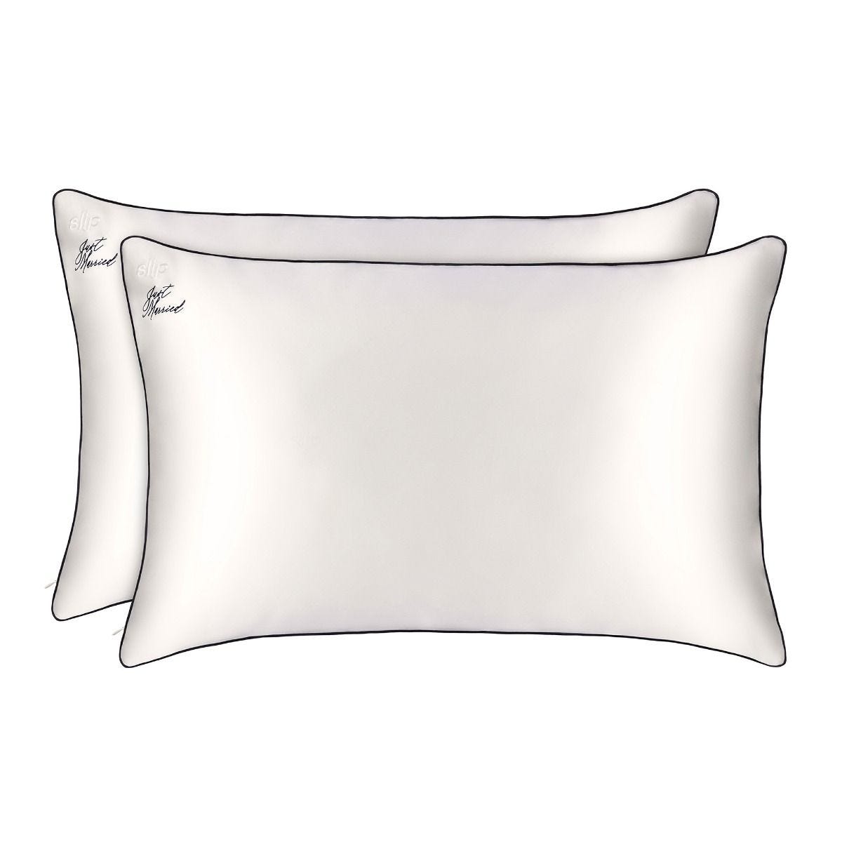 Slip silk queen pillowcase duo Just Married - British product