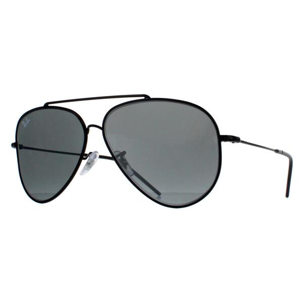Ray-Ban sunglasses Aviator Reverse black silver mirror, UK version