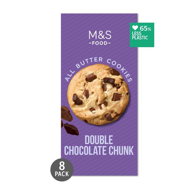 M&S All Butter Double Belgian Chocolate Chunk Cookies   200g