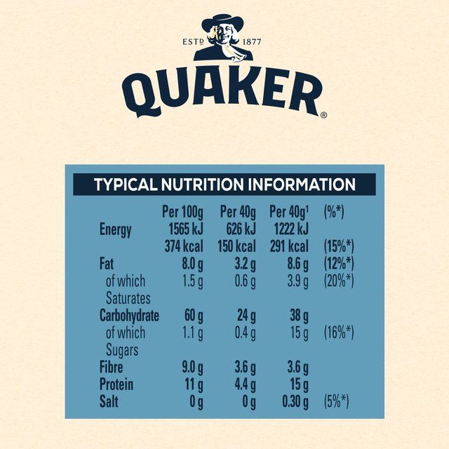 Quaker Rolled Oats Porridge Cereal   3kg GOODS M&S   