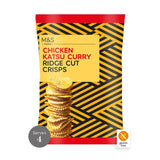 M&S Chicken Katsu Curry Ridge Cut Crisps   135g GOODS M&S   