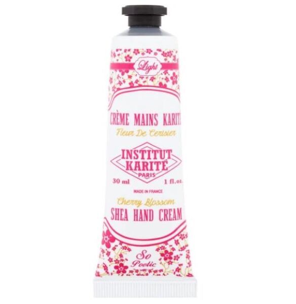 Institut Karite Cherry Blossom Shea Hand Cream Tube 30ml