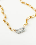 Missoma Mixed Metal Gold Necklace, UK version