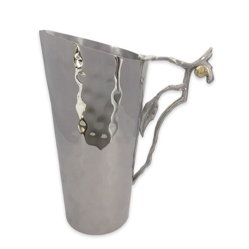 Culinary Concepts water pitcher with hammered olive leaf handle (British brand)