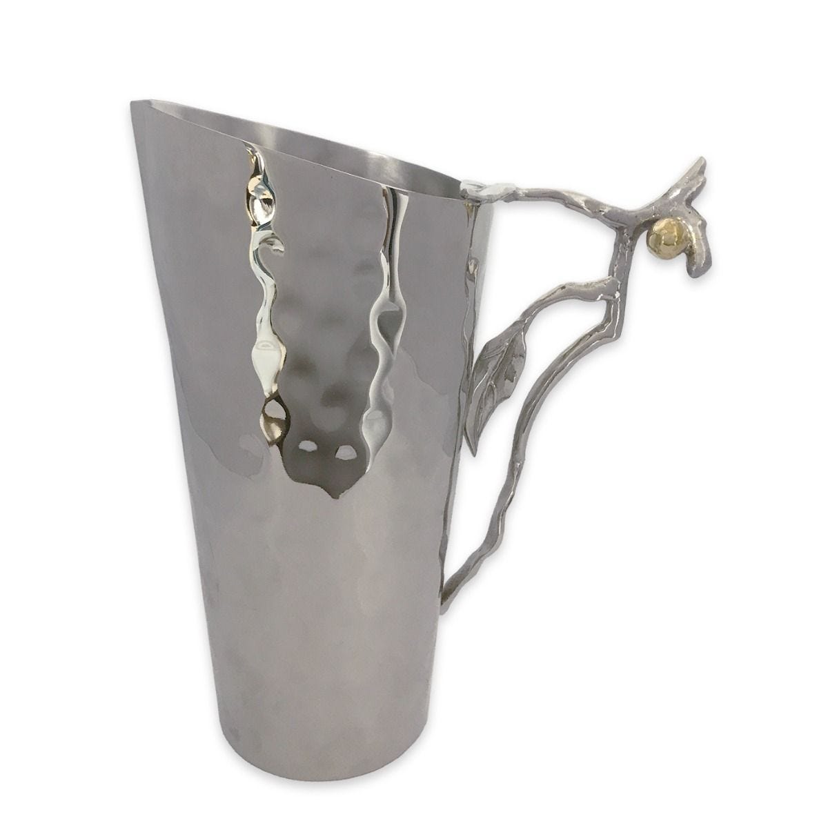 Culinary Concepts water pitcher with hammered olive leaf handle (British brand)