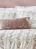 Historic Royal Palaces antique rose pink polyester cushion 30x50cm, UK version