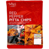 M&S Red Pepper Pitta Chips   150g GOODS M&S   