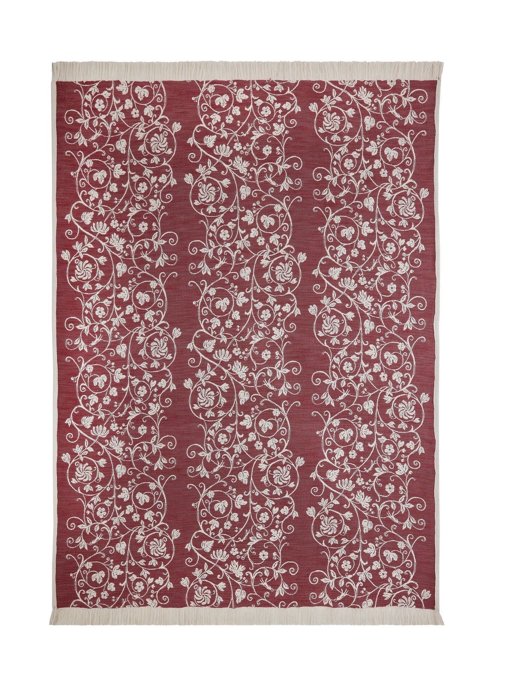 Historic Royal Palaces Antique Rose Pink throw, UK version