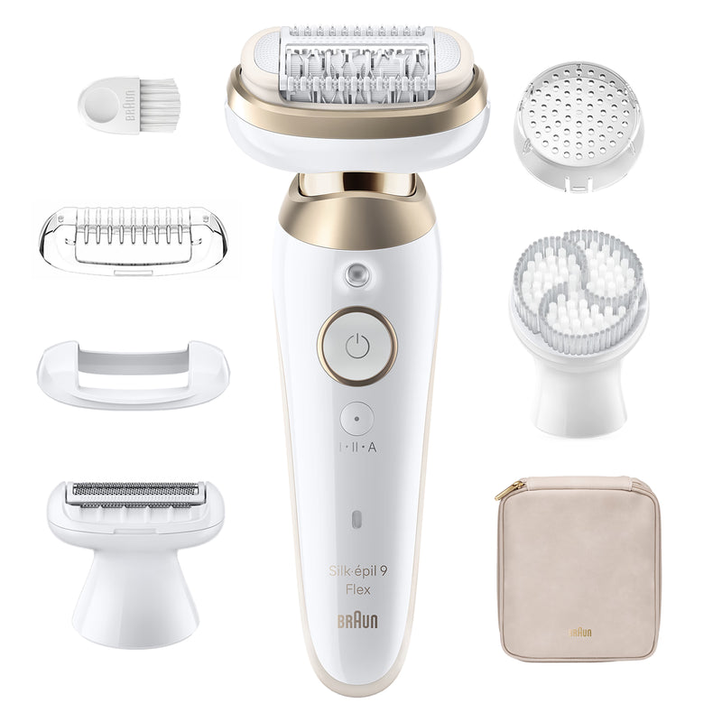 Braun Silk·épil 9 Flex gold epilator - British product