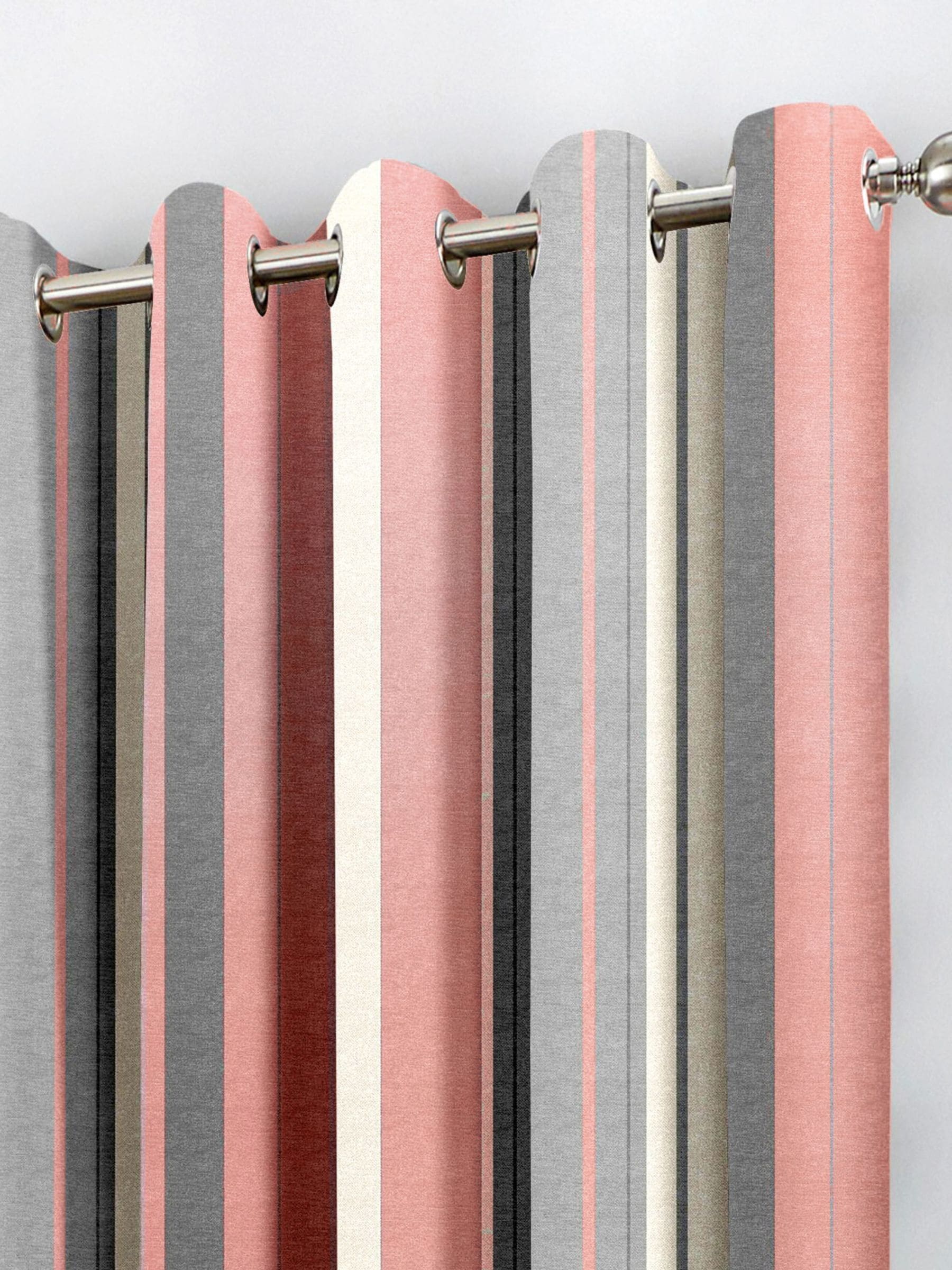 Fusion Pink Whitworth Eyelet Curtains
