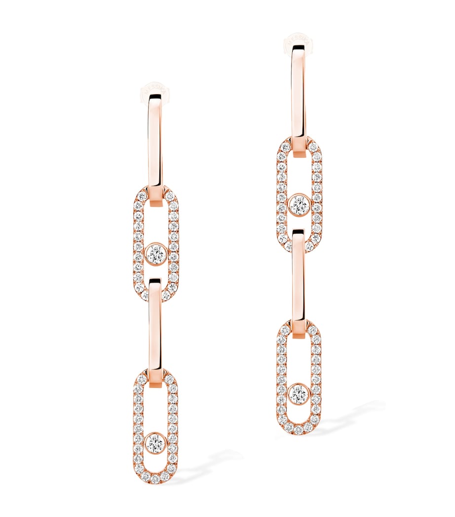 Messika Roségold Diamant Ohrringe 1,70ct - Britisches Produkt