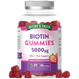 Nature's Truth biotin gummies 5000mcg 60 gummies, UK version