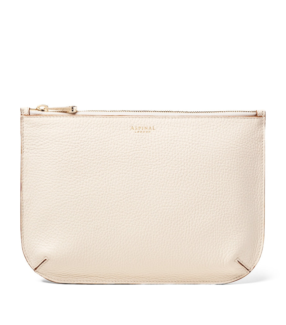 Aspinal of London Ella Large leather pouch, imported from the UK