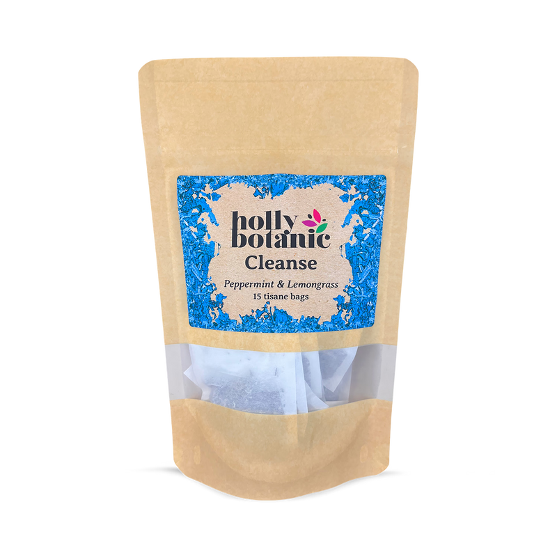 Holly Botanic tisane peppermint lemongrass 15 tea bags - British product